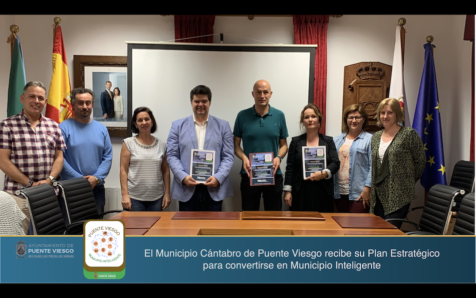 El Municipio Cántabro de Puente Viesgo recibe su Plan Estratégico para convertirse en Municipio Inteligente, amio ingenieros, españa, latam, cantabria